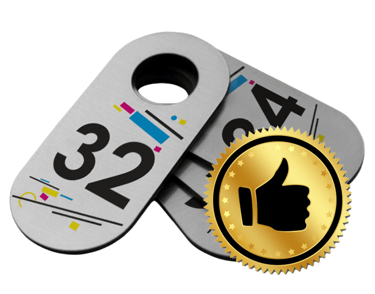 популярные модели номерков